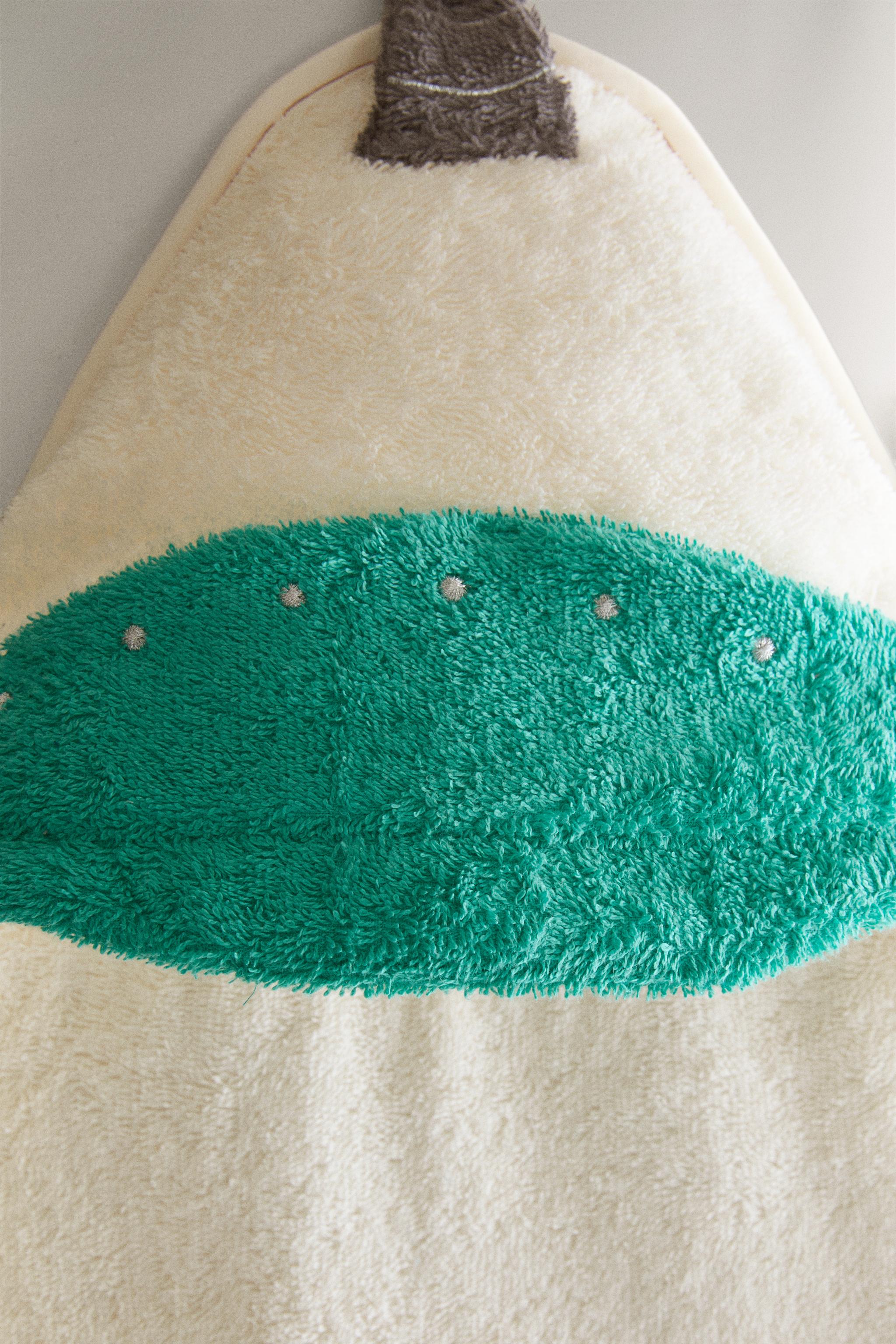 SERVIETTE DE BAIN À CAPUCHE ENFANT ESPACE